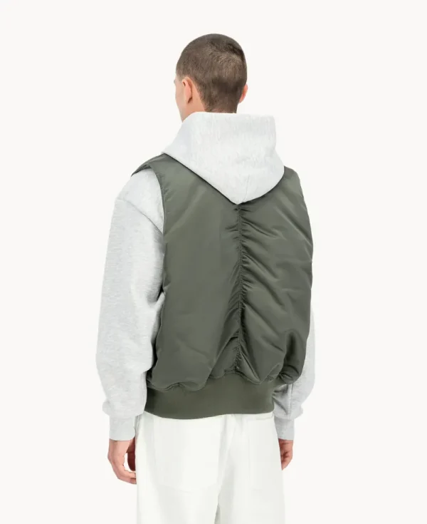 ALPHA INDUSTRIES UV MA-1 Base UV Loose Vest Vintage Green