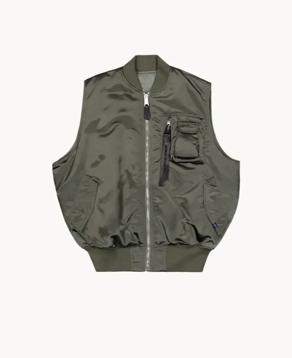 ALPHA INDUSTRIES UV MA-1 Base UV Loose Vest Vintage Green