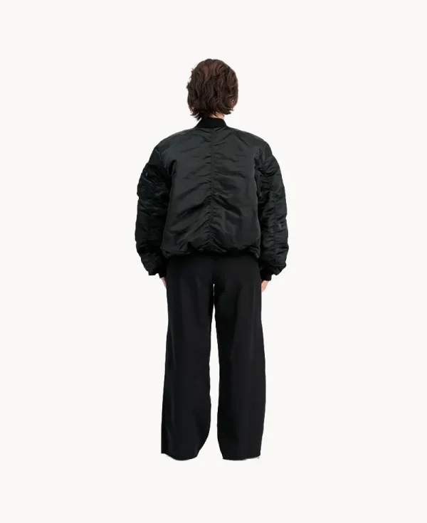 ALPHA INDUSTRIES UV MA-1 UV Oversized Bomber Jacket Black