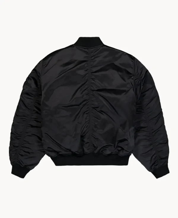 ALPHA INDUSTRIES UV MA-1 UV Oversized Bomber Jacket Black