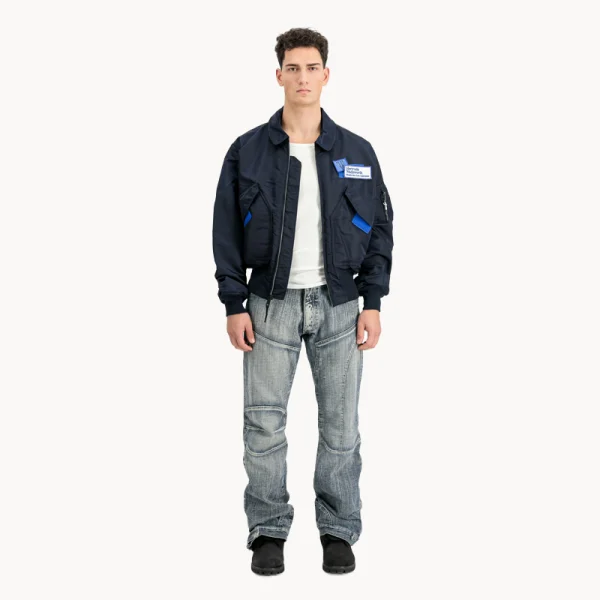 ALPHA INDUSTRIES x GR10K CWU-45 Bomber Jacket Rep Blue