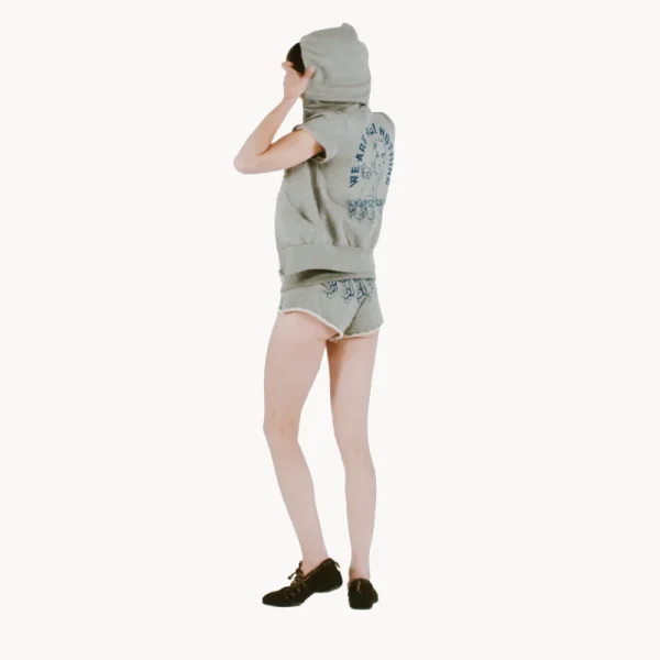 ARIES ARISE Adoro Aries Booty Shorts – Grey Marl