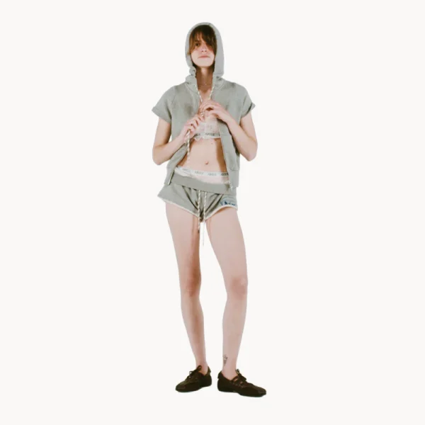 ARIES ARISE Adoro Aries Booty Shorts – Grey Marl