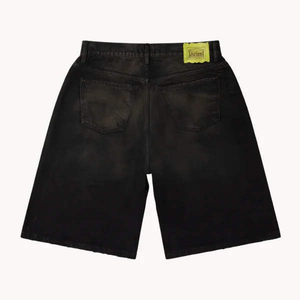 ARIES ARISE Distressed Wide Leg Short – Brown