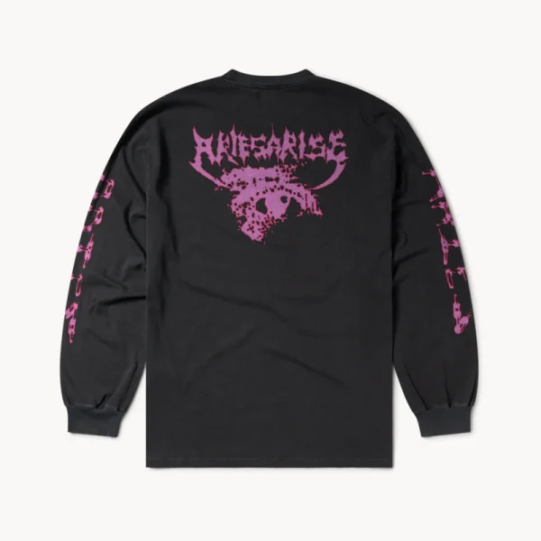 ARIES ARISE Faded World Mutate LS Tee – Black