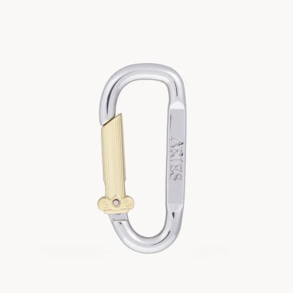 ARIES ARISE Mini Carabiner Chain Bracelet – Silver