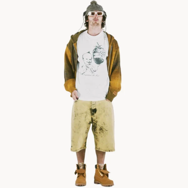 ARIES ARISE Strawbaby Tee – White