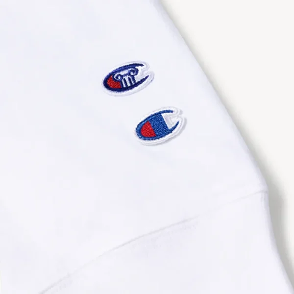 ARIES x CHAMPION Sponsor LS Tee - White