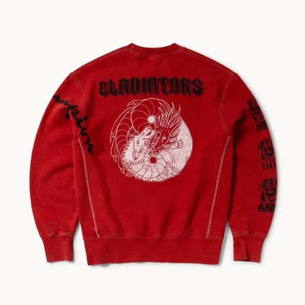 ARIES x CHAMPION Worry Sweat - Red