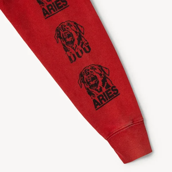 ARIES x CHAMPION Worry Sweat - Red