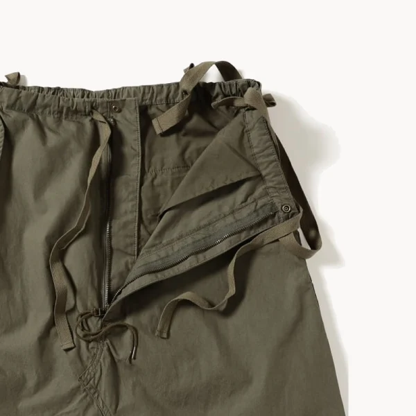 BEAMS BOY Army High-waist Pants Arrangement Dress – Olive