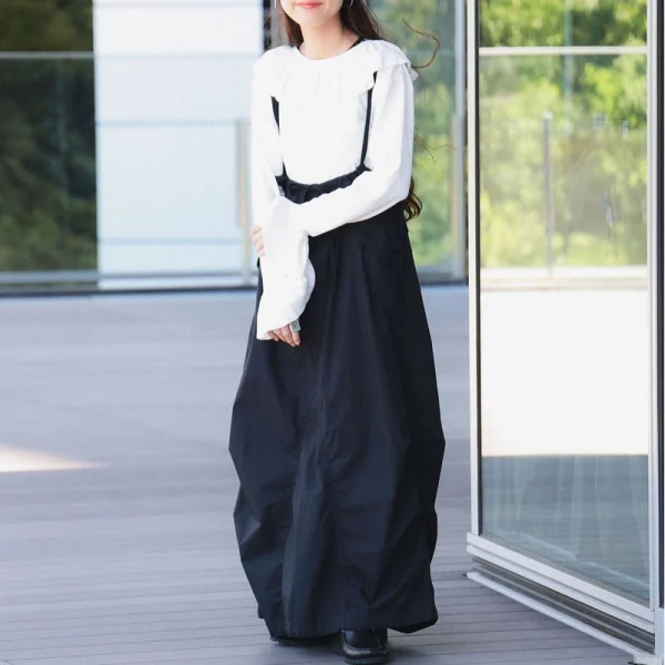 BEAMS BOY Army High-waist Pants Arrangement Dress – Olive