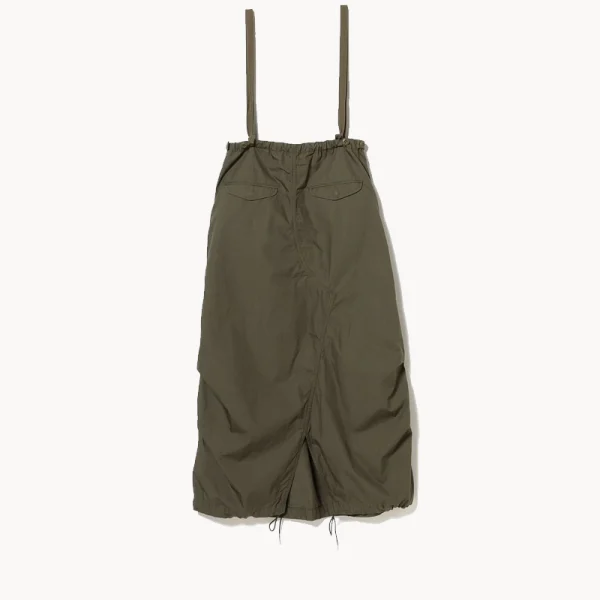 BEAMS BOY Army High-waist Pants Arrangement Dress – Olive