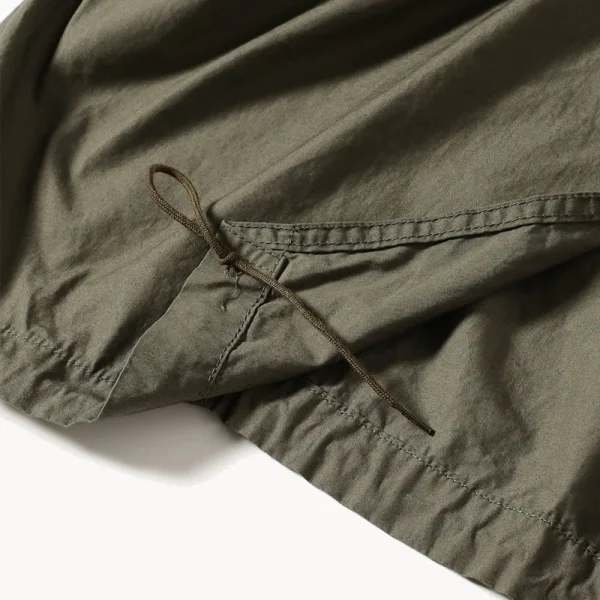 BEAMS BOY Army High-waist Pants Arrangement Dress – Olive