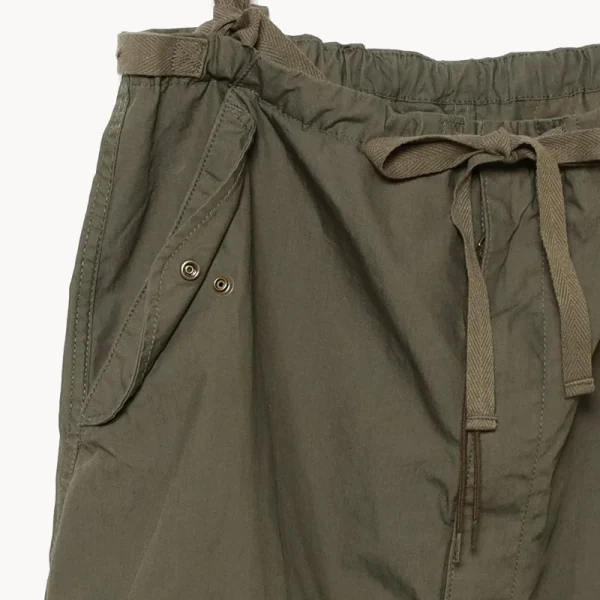 BEAMS BOY Army High-waist Pants Arrangement Dress – Olive