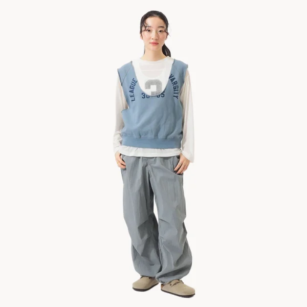 BEAMS BOY Cutoff Sweater Vest – Sax