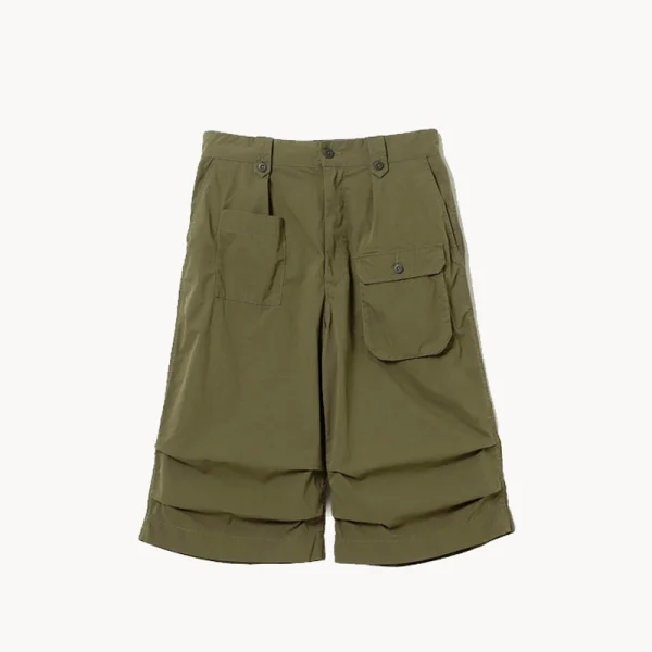 BEAMS BOY Military Shorts – Olive
