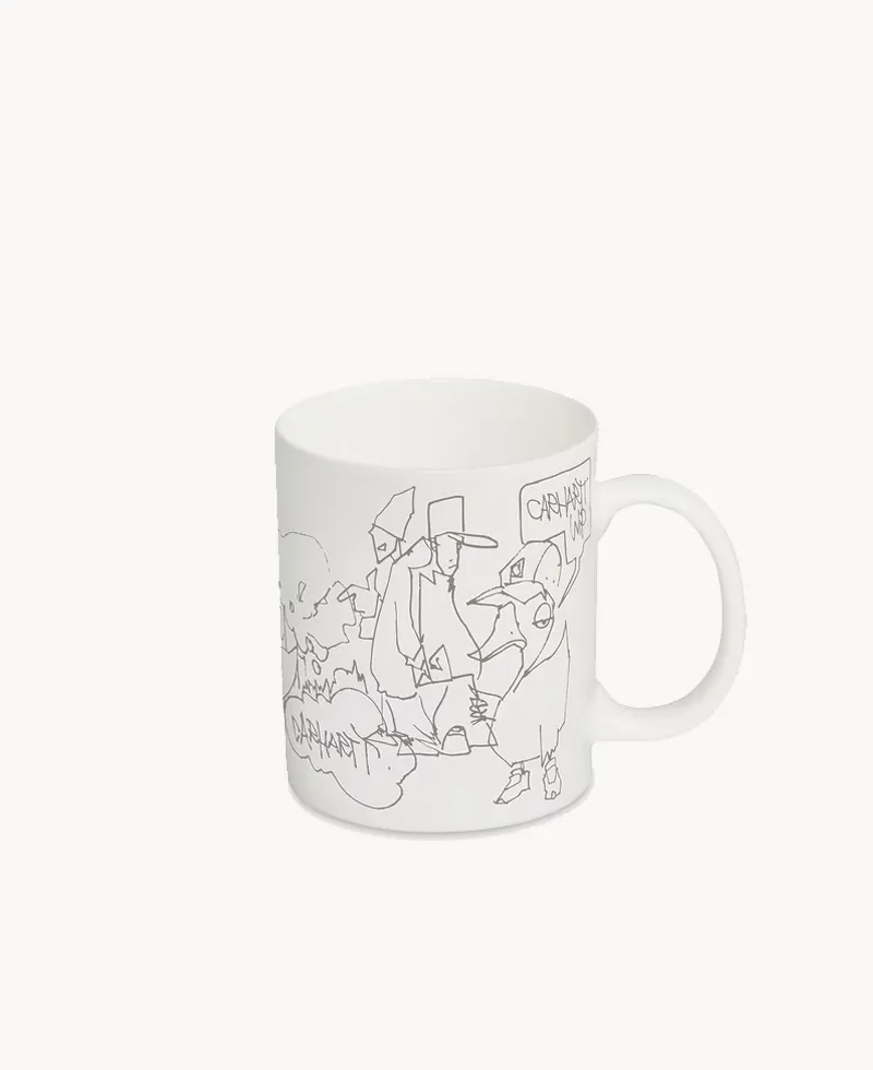 CARHARTT Blikerfluid Mug – White CARHARTT Blikerfluid Mug – White