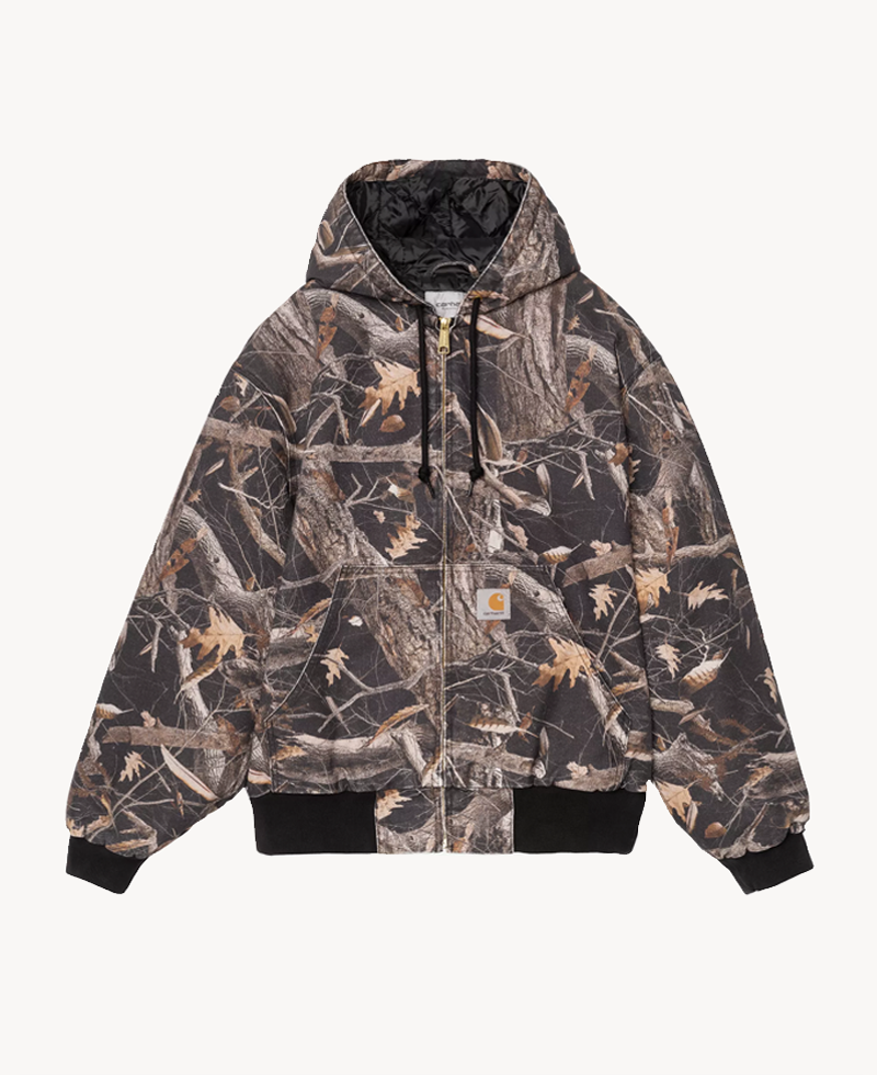 CARHARTT OG Active Jacket – Camo Feather Tree Black CARHARTT OG Active Jacket – Camo Feather Tree Black
