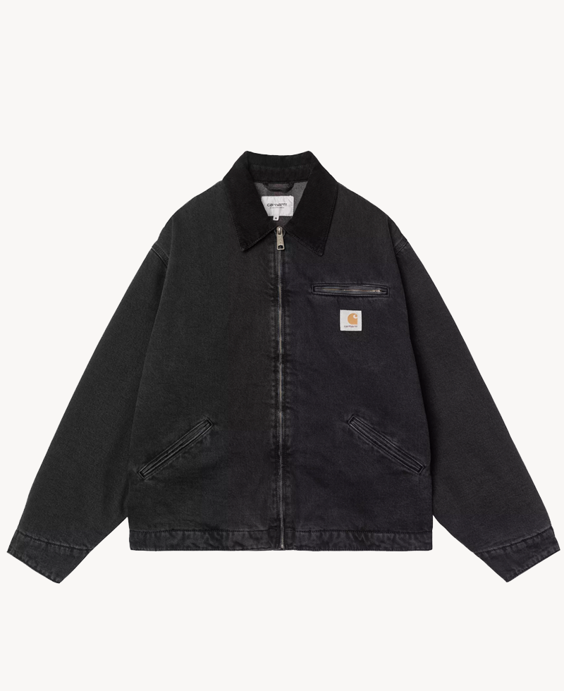 CARHARTT OG Detroit Jacket – ‘Smith’ Denim Black Tobacco Used CARHARTT OG Detroit Jacket – ‘Smith’ Denim Black Tobacco Used
