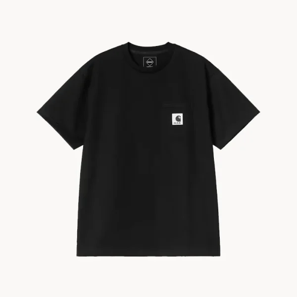 CARHARTT WIP x F.C.R.B. Pocket SS Tee - Black