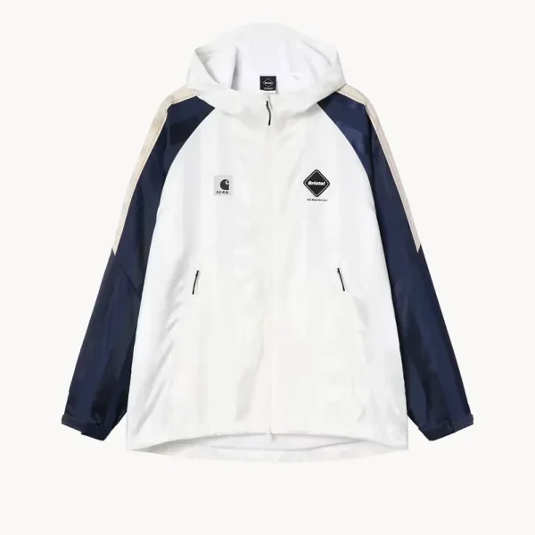 CARHARTT WIP x F.C.R.B. Warm Up Jacket - White
