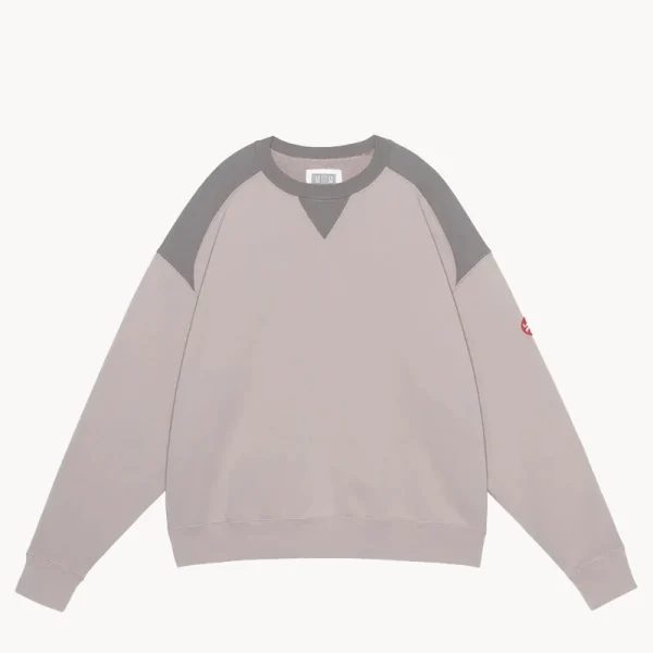 CAV EMPT Panel Shoulder Crewneck – Beige