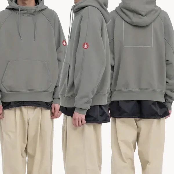 CAV EMPT Solid Big Heavy Hoodie – Khaki