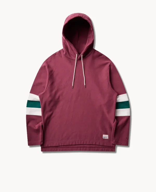 CHAMPION MODERN AMETORA Hooded Sweatshirt – Burgundy