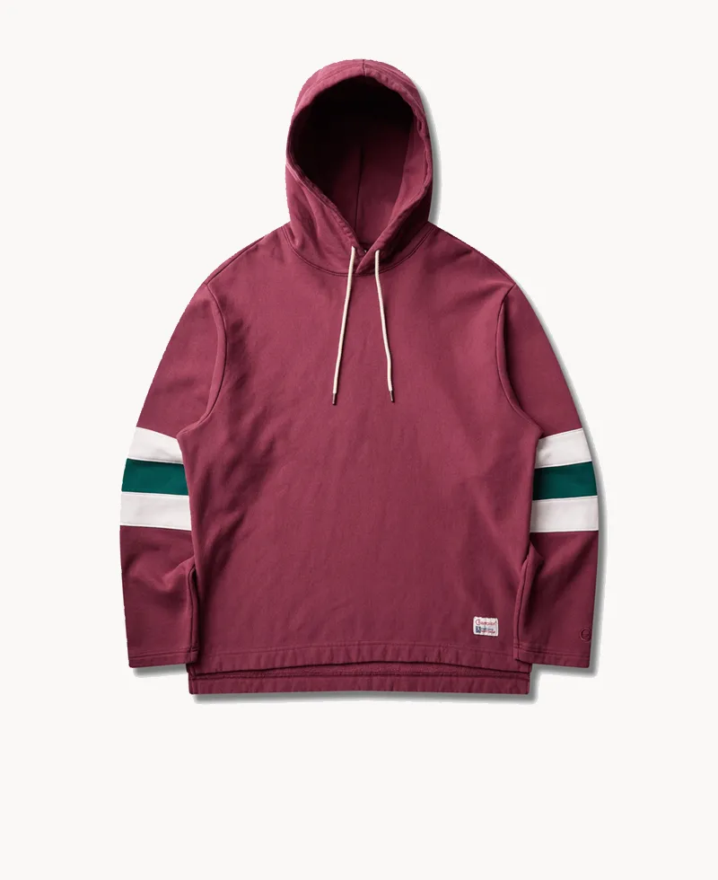 CHAMPION MODERN AMETORA Hooded Sweatshirt – Burgundy CHAMPION MODERN AMETORA Hooded Sweatshirt – Burgundy