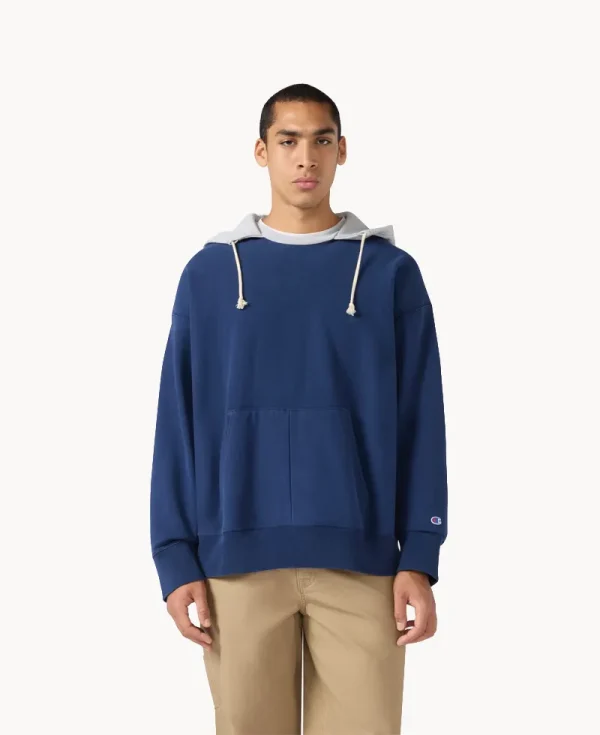 CHAMPION RRWW ICONS Contrast Hooded Sweatshirt – Naval Academy