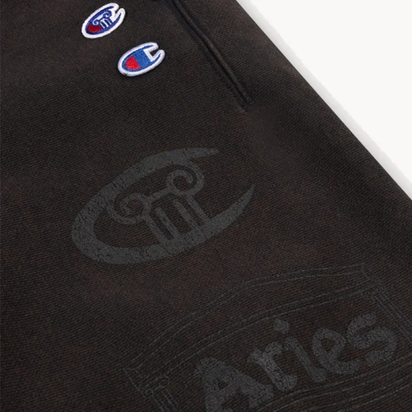 ARIES x CHAMPION Colonna Sweatpants - Black