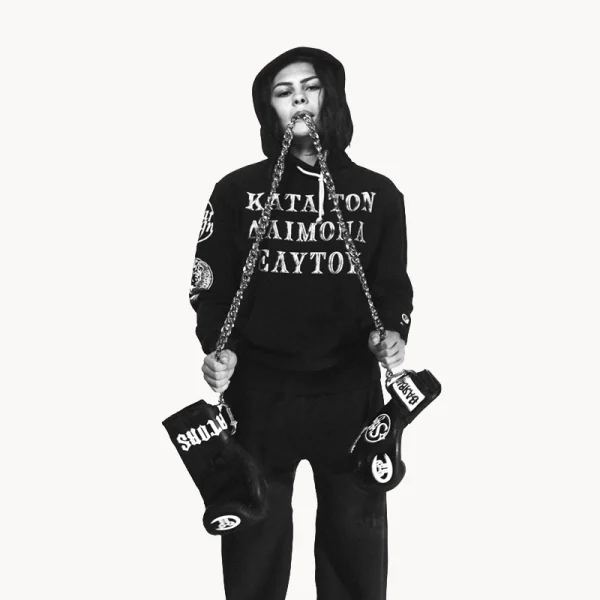 ARIES x CHAMPION Demon Hoodie - Black