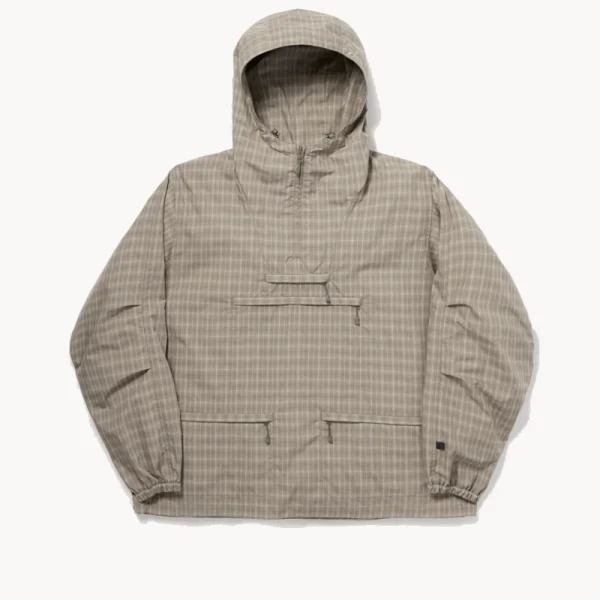 DAIWA PIER39 Tech Anorak Jacket Summer Plaid – Sage Gray