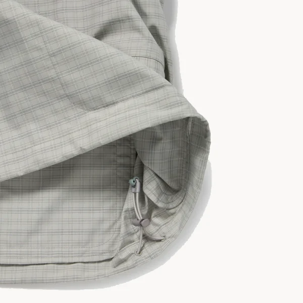 DAIWA PIER39 Tech Anorak Jacket Summer Plaid – Sage Gray