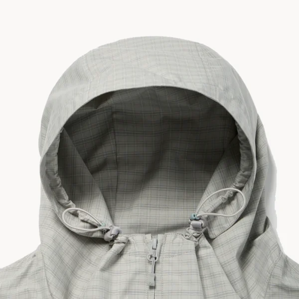 DAIWA PIER39 Tech Anorak Jacket Summer Plaid – Sage Gray