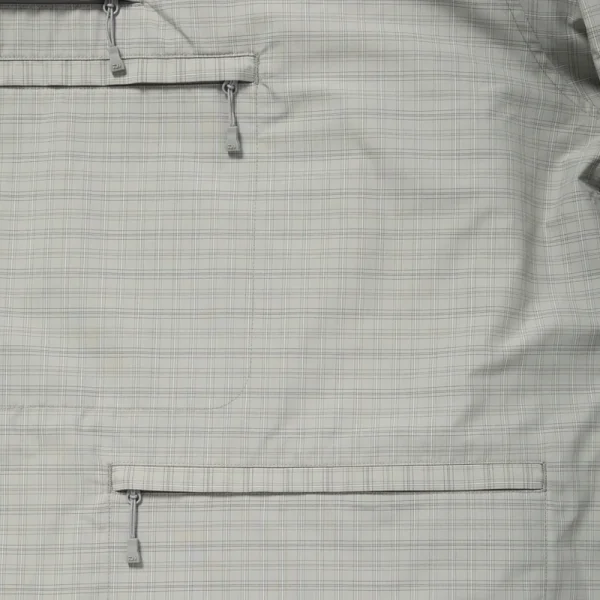 DAIWA PIER39 Tech Anorak Jacket Summer Plaid – Sage Gray