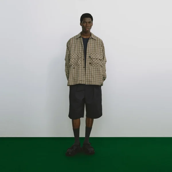 DAIWA PIER39 Tech Easy Heeringbone Shorts – Ecru