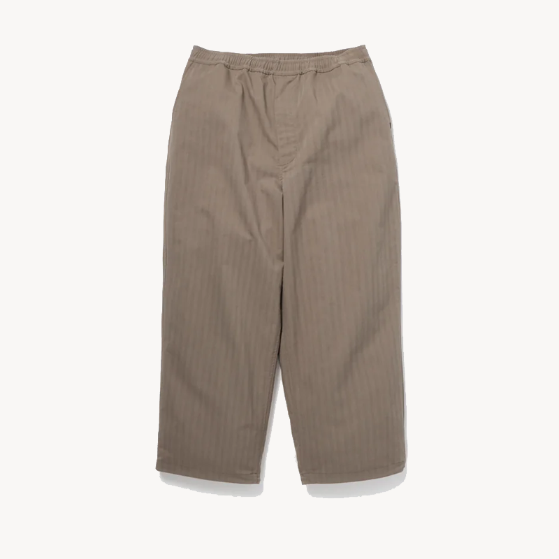 DAIWA PIER39 Tech Easy Trousers Herringbone - Sage Gray - THEROOM 