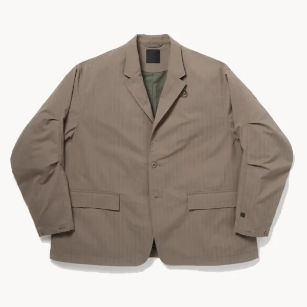 DAIWA PIER39 Tech Loos 2B Heeringbone Jacket – Sage Gray (