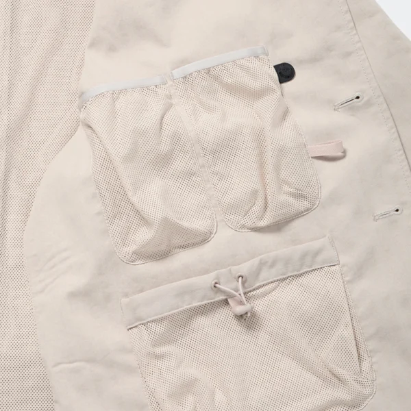 DAIWA PIER39 Tech Loos 2B Heeringbone Jacket – Sage Gray (