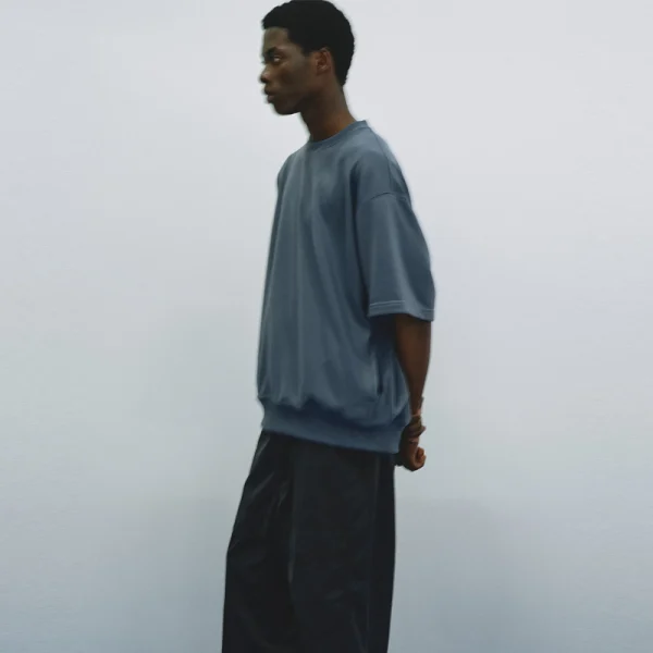 DAIWA PIER39 Tech Sweat SS Crew – Smokey Blue