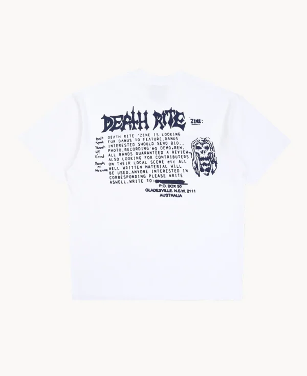 DEATH RITES Classified 89 T-shirt – White