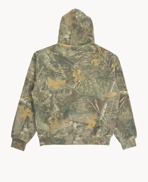 DEATH RITES Sript Zip Hoodie – Tree Camo