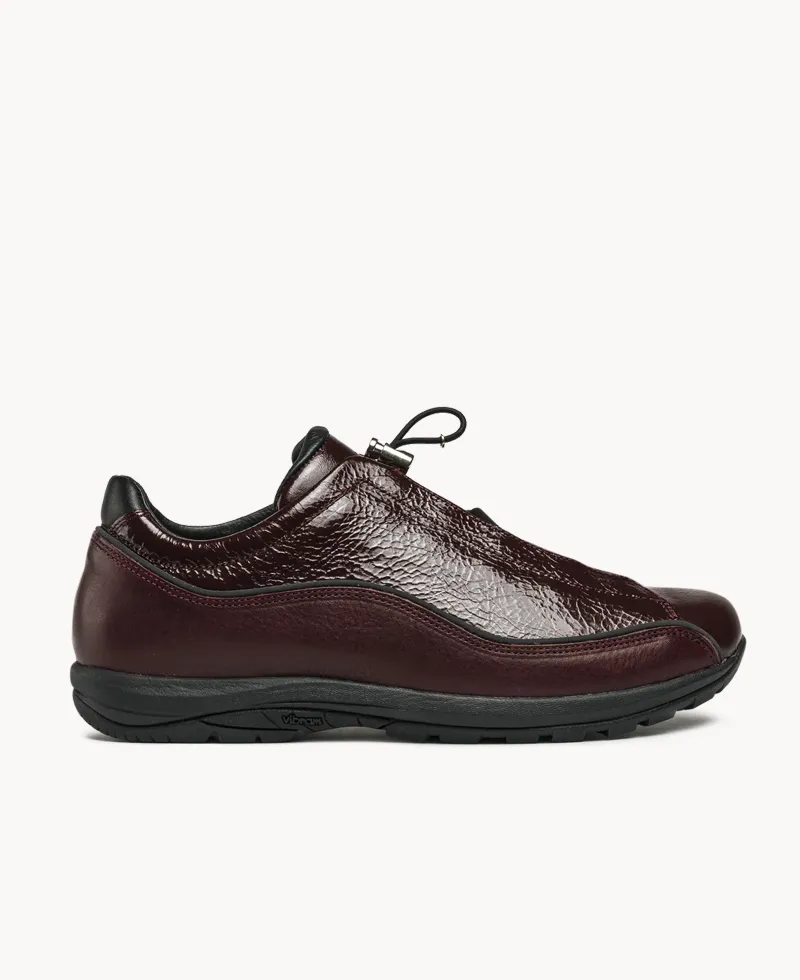 DIEMME - Licata Burgundy Crackled Leather DIEMME - Licata Burgundy Crackled Leather