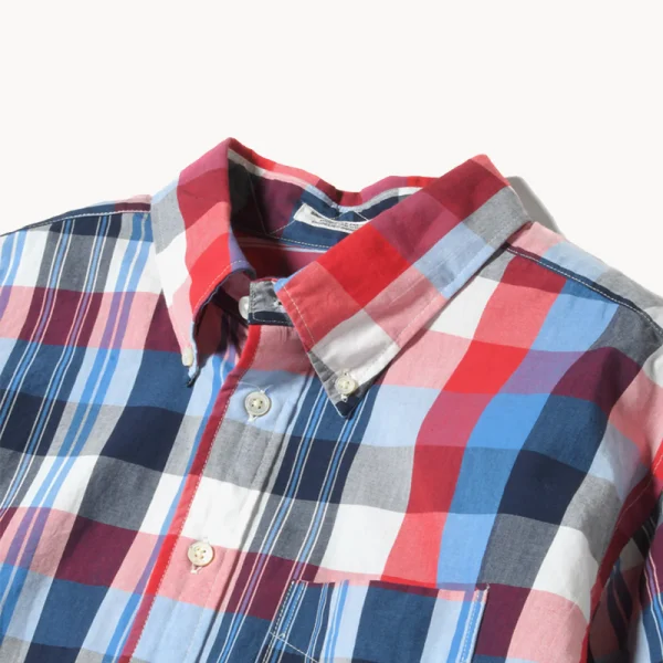 ENGINEERED GARMENTS 19 Century BD Shirt – Blue Red Block Check