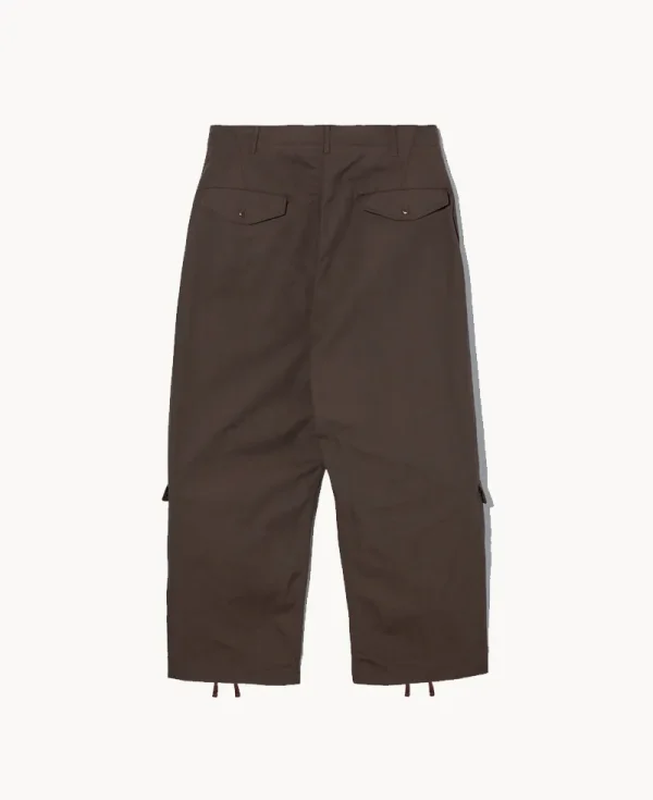 ENGINEERED GARMENTS AF Over Pant – Dark Brown Cotton Ripstop