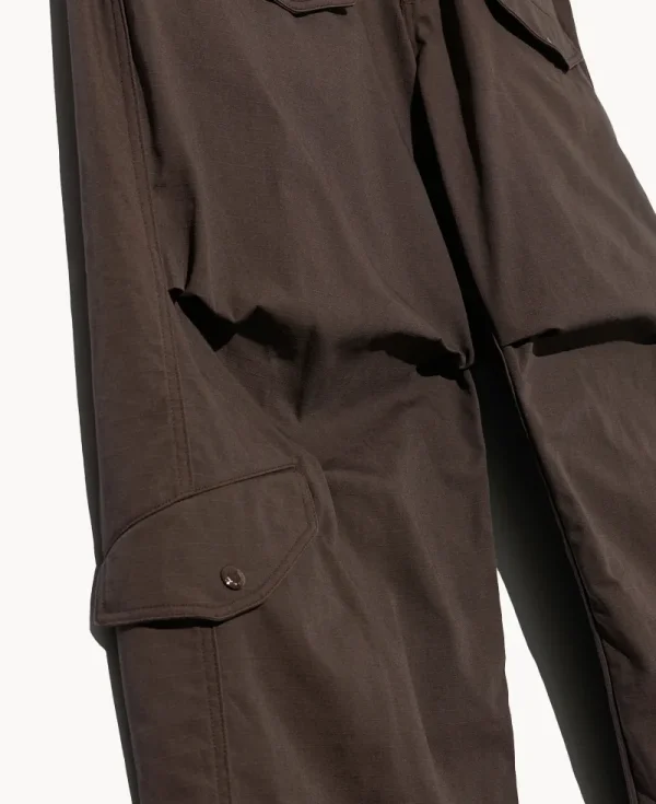 ENGINEERED GARMENTS AF Over Pant – Dark Brown Cotton Ripstop