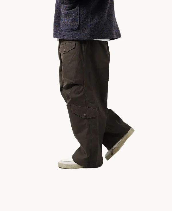 ENGINEERED GARMENTS AF Over Pant – Dark Brown Cotton Ripstop