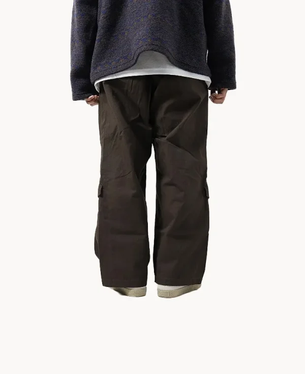 ENGINEERED GARMENTS AF Over Pant – Dark Brown Cotton Ripstop